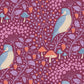  100528 Sleepybird Mulberry - Tilda Hibernation - Available at - 2 Sew Textiles - Art quilt fabric supplies