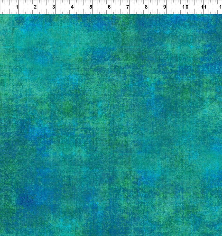 12hn-5 Teal Halcyon Tonals a great range of blender fabrics by Jason Yenter of In the Beginning Fabrics at 2 Sew Textiles Art Quilt Supplies
