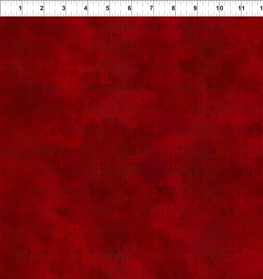 Deeper red lightly dotted DIT DOT Evolution at 2 Sew Textiles art quilt supplies