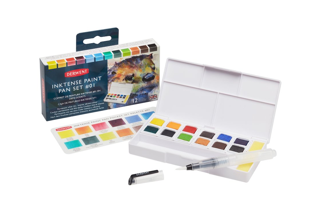 Derwent Inktense Paint Pan Sets
