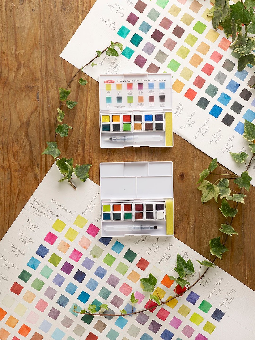 Derwent Inktense Paint Pan Sets