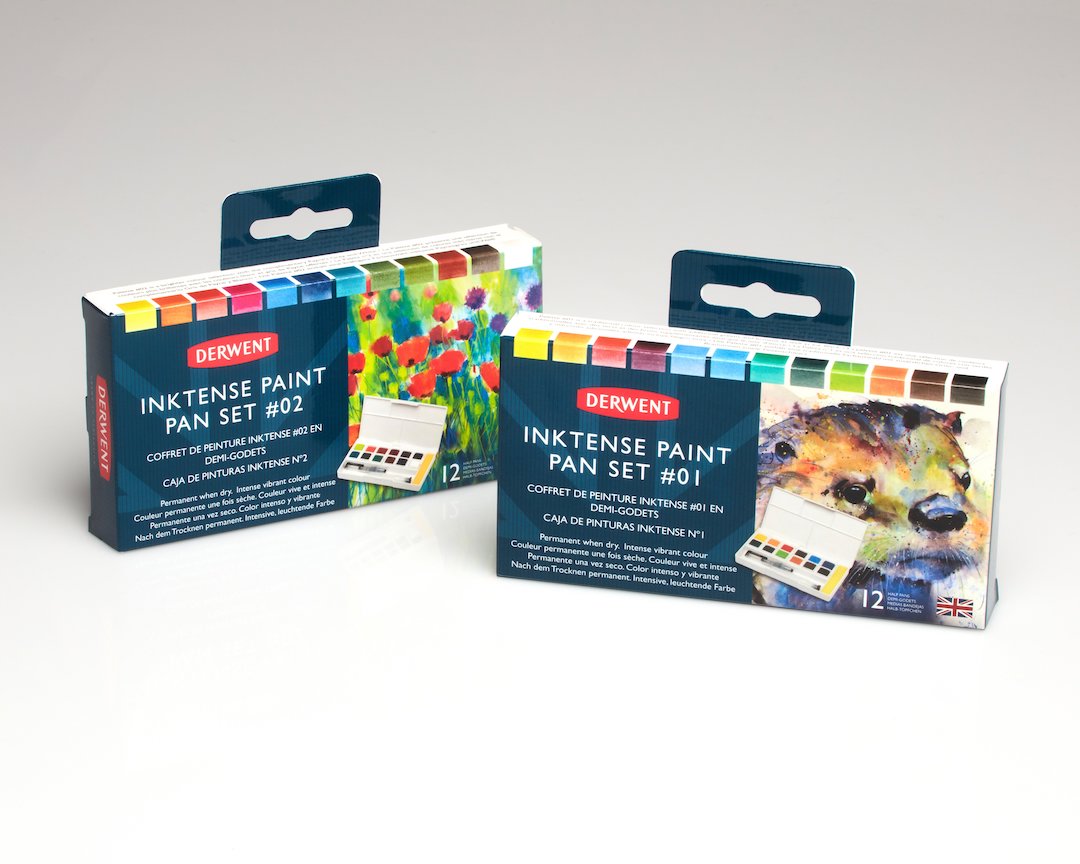 Derwent Inktense Paint Pan Sets