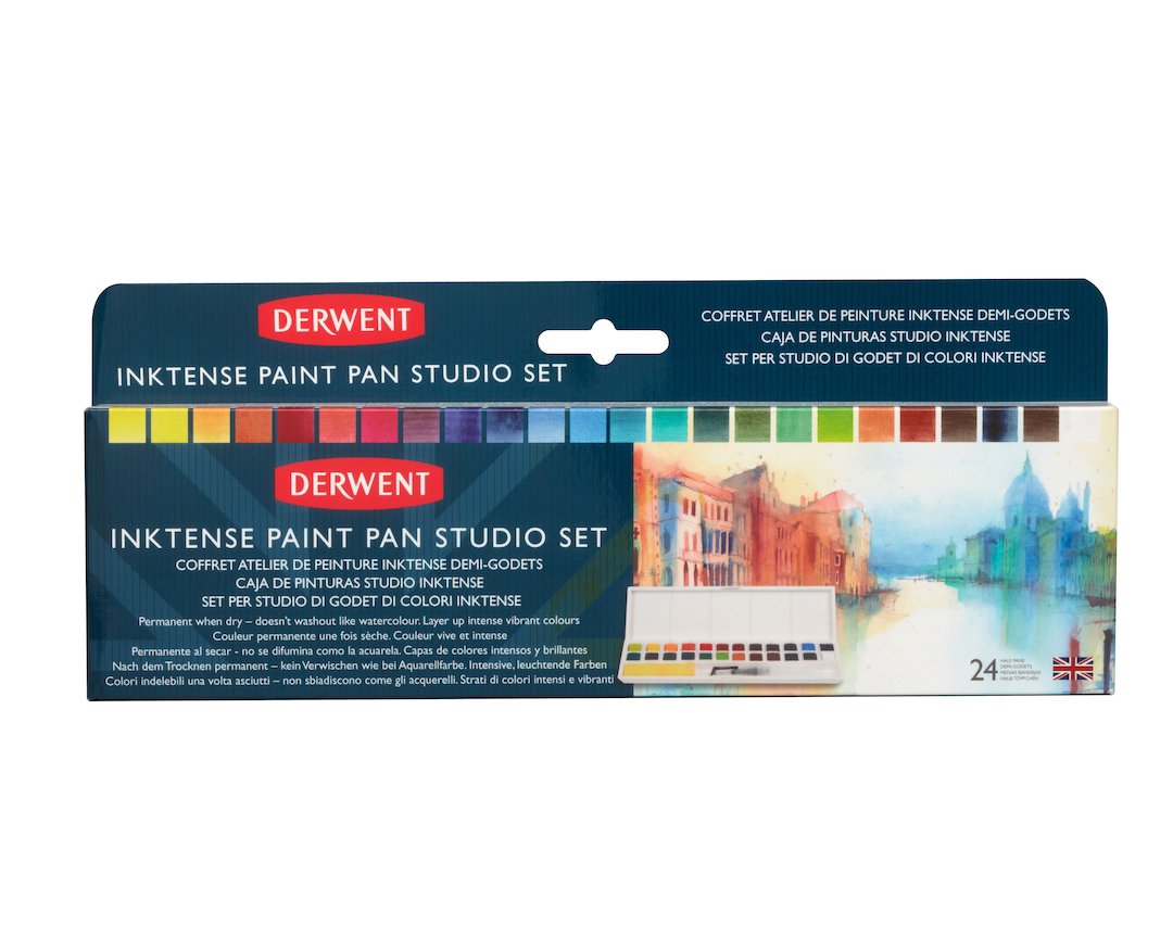 Derwent Inktense Paint Pan Sets