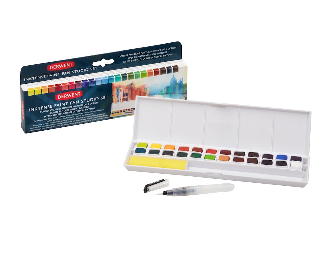 Derwent Inktense Paint Pan Sets
