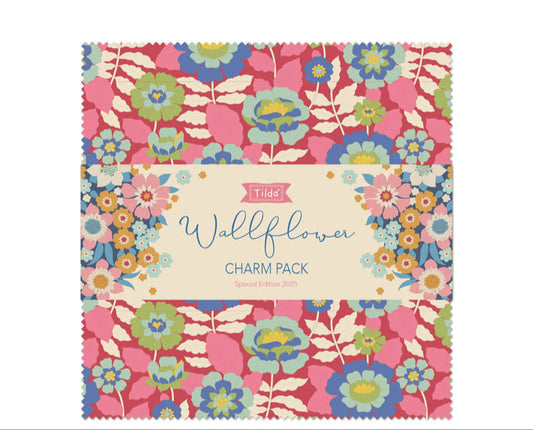 tilda wallflower fabric collection available at 2 sew textiles art quilting fabric online shop brisbane