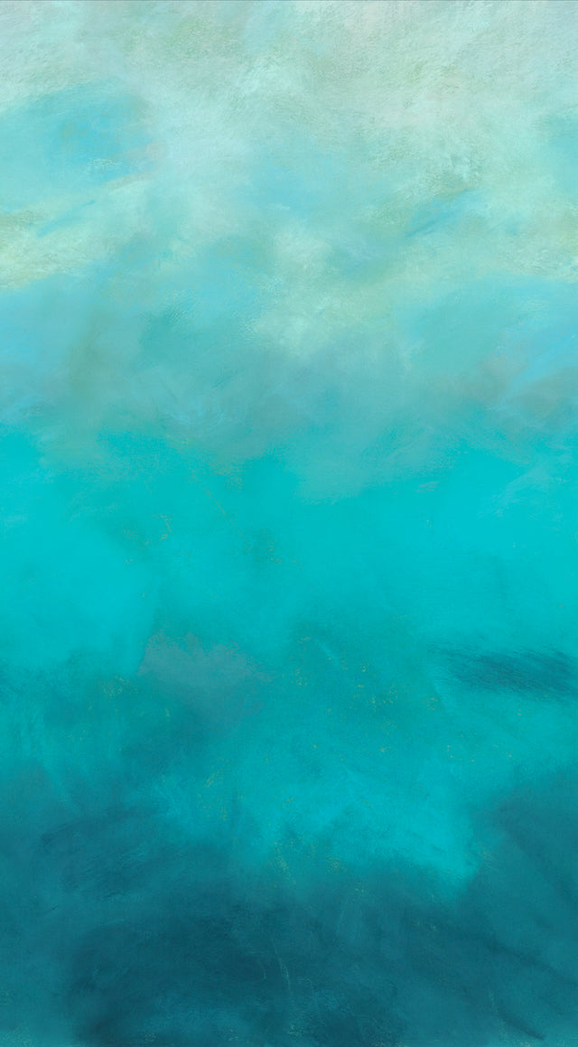 Gradient of blue and green colors