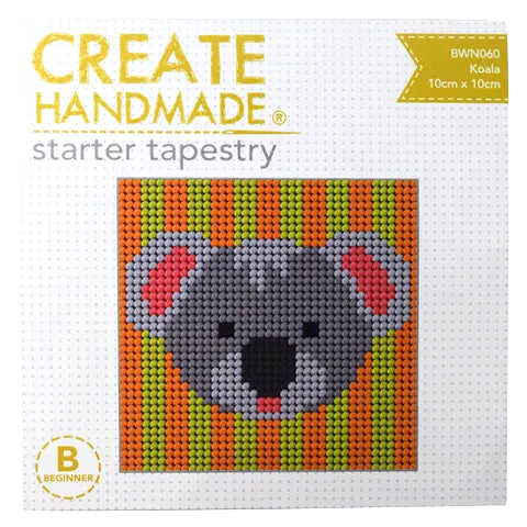 koala tapestry Stitchery kits great gift stocking stuffers by Create Handmade Kits complete available at 2 sew textiles art quilt supplies