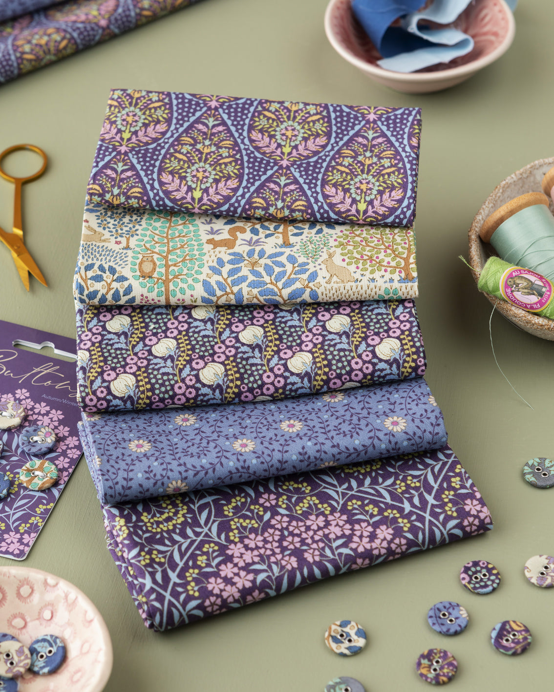 Tilda SANCTUARY fabric Collection - Pre Cuts - Fat Quarter Bundle