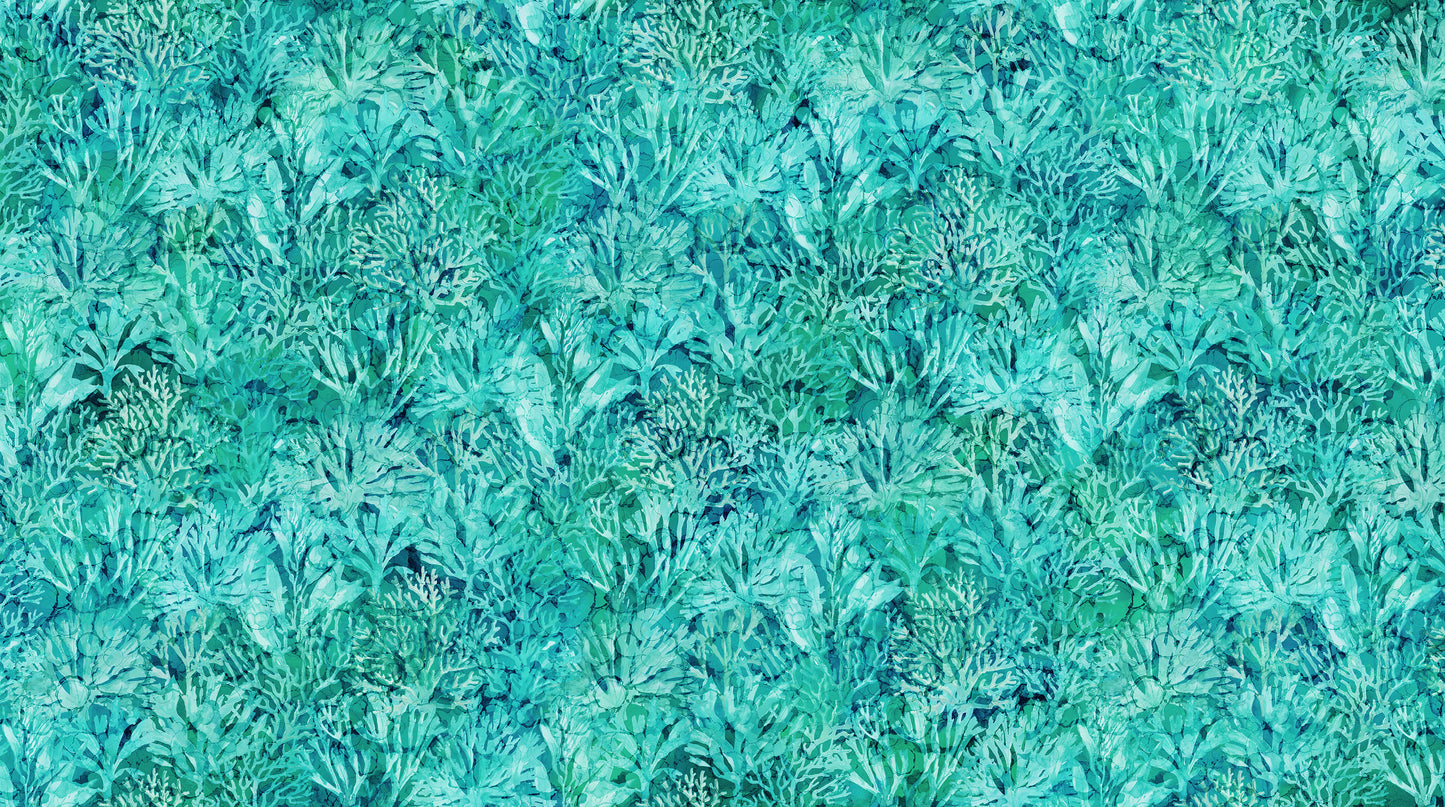 Deep Blue fabric collection - Humpback Whales Swimming - Panel and Fabrics