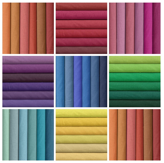 Devonstone solids.. a beautiful fabric collection available from 2 Sew Textile - art quilt supplies