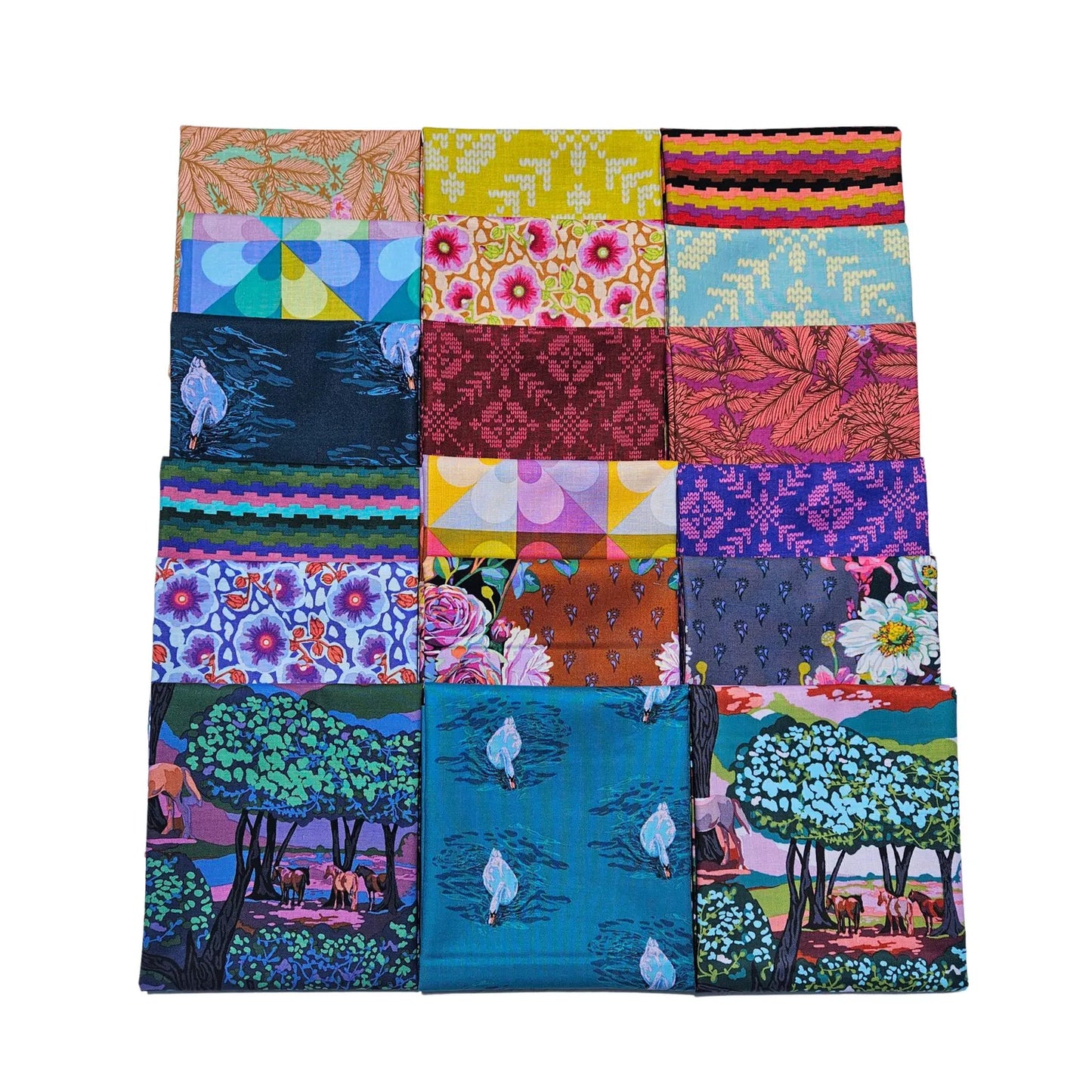 10" inch layer cake stack Good gracious quilt fabric collection by Anna Maria for Freespirit fabrics available at 2 sew textiles art quilt supplies.