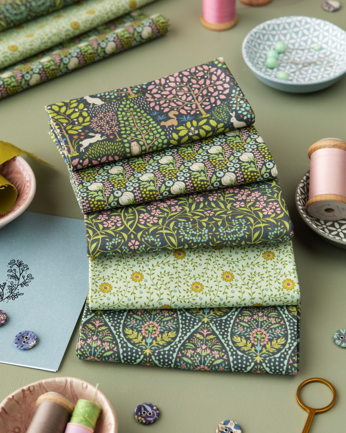 Tilda SANCTUARY fabric Collection - Pre Cuts - Fat Quarter Bundle
