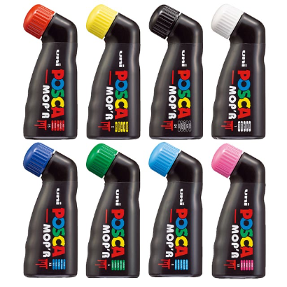 Posca MOPR acrylic paint applicators. Available at 2 sew textiles art quilt supplies