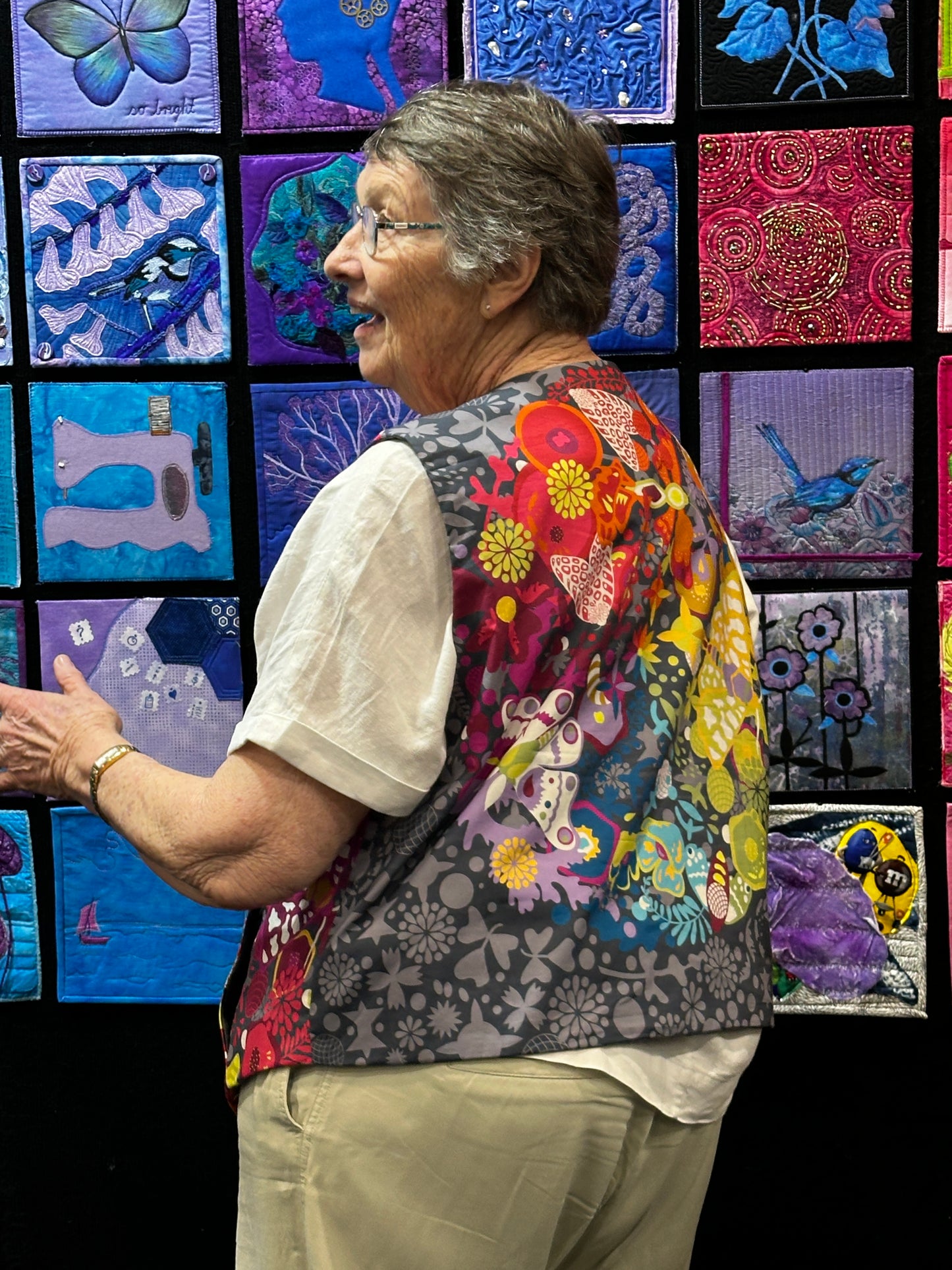 Alison Glass Color Wheel Art Theory - Night and Day