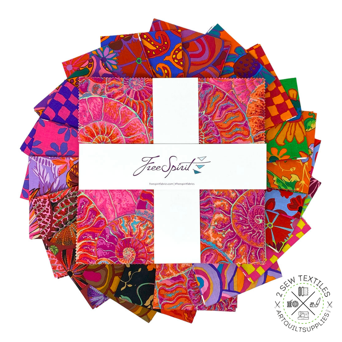 fabric layout bundle August 2024 HOT - charm layer cake pack 10 inch Quilting Fabric Bundle - Kaffe Fassett Collective for FreeSpirit - available at 2 sew textiles art quilt supplies .com