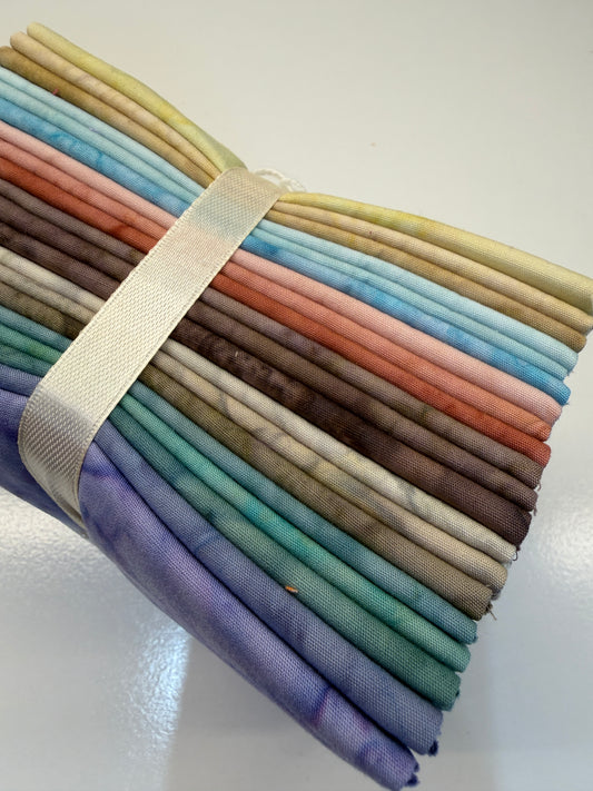 Batik Fat Quarter set - Opals