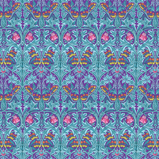 Kaffe x Morris & Co for FreeSpirit  - BLUEBELL PURPLE