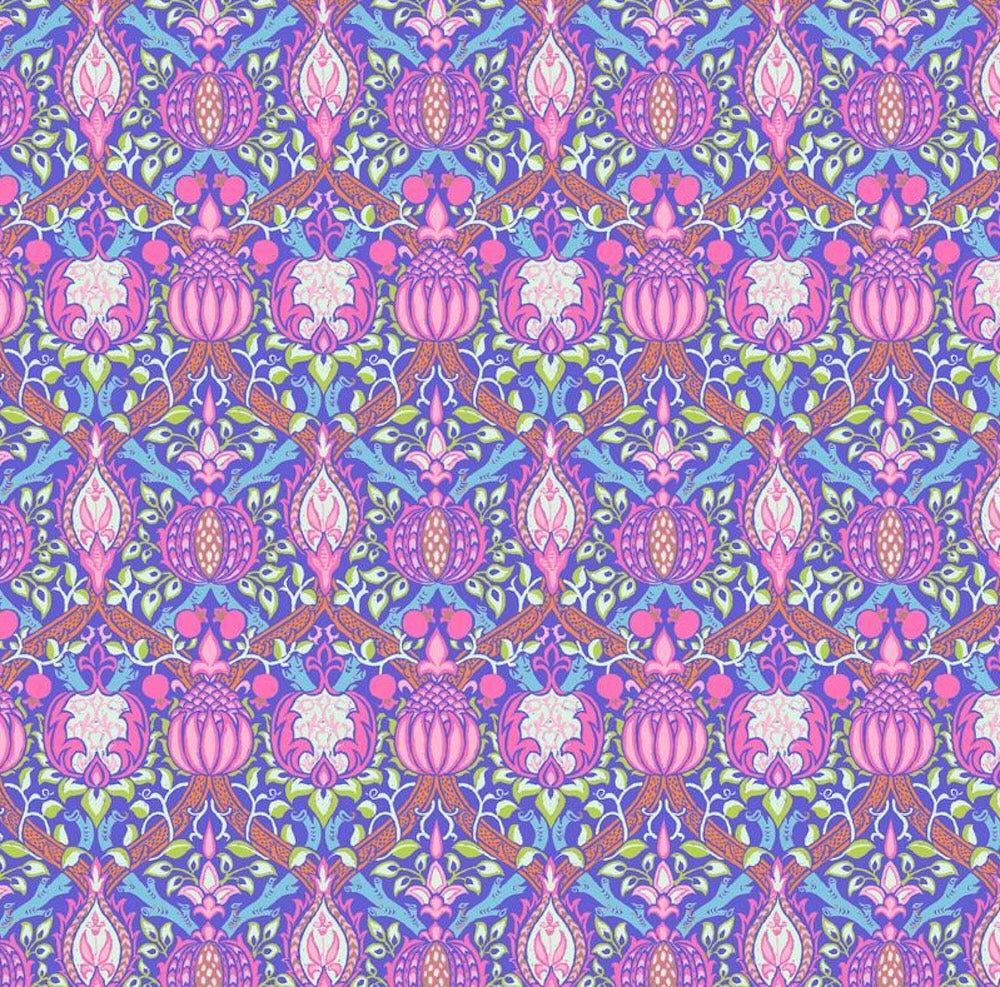 Kaffe x Morris & Co for FreeSpirit - GRANADA PURPLE