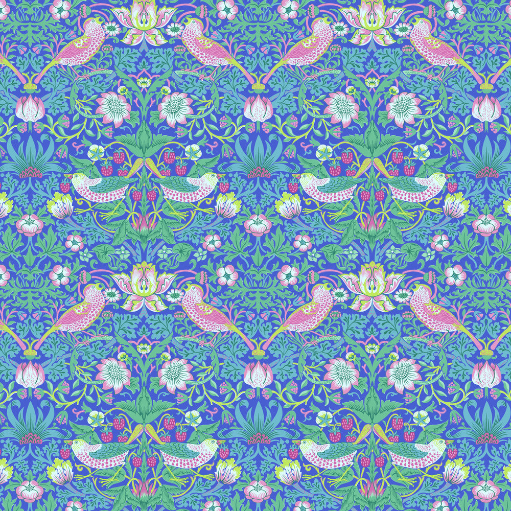 Kaffe x Morris & Co for FreeSpirit - STRAWBERRY THIEF BLUE