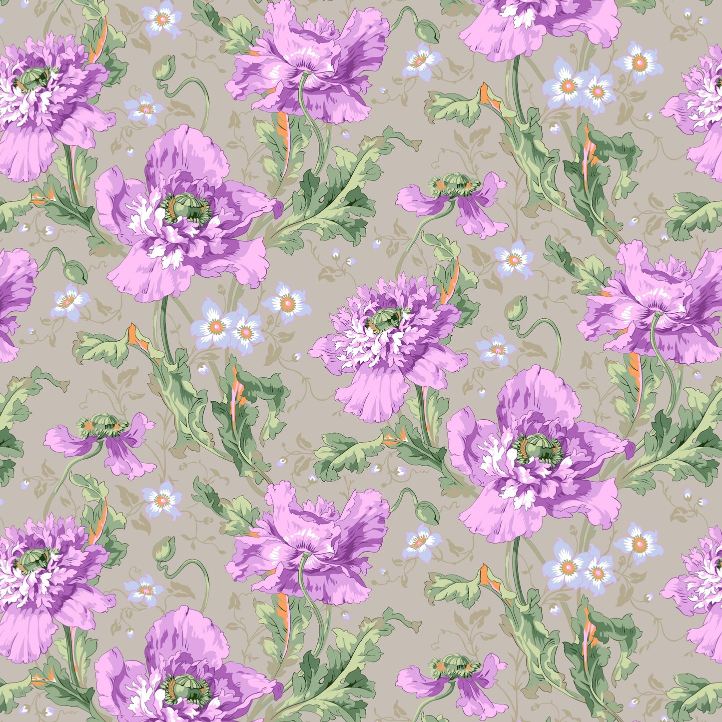 sample fabric August 2024 Light - 10 pc Fat Quarter Quilting Fabric Bundle - Kaffe Fassett Collective for FreeSpirit - FB4FQGP.Aug24LIGHT available at 2 sew textiles artquiltsupplies .com