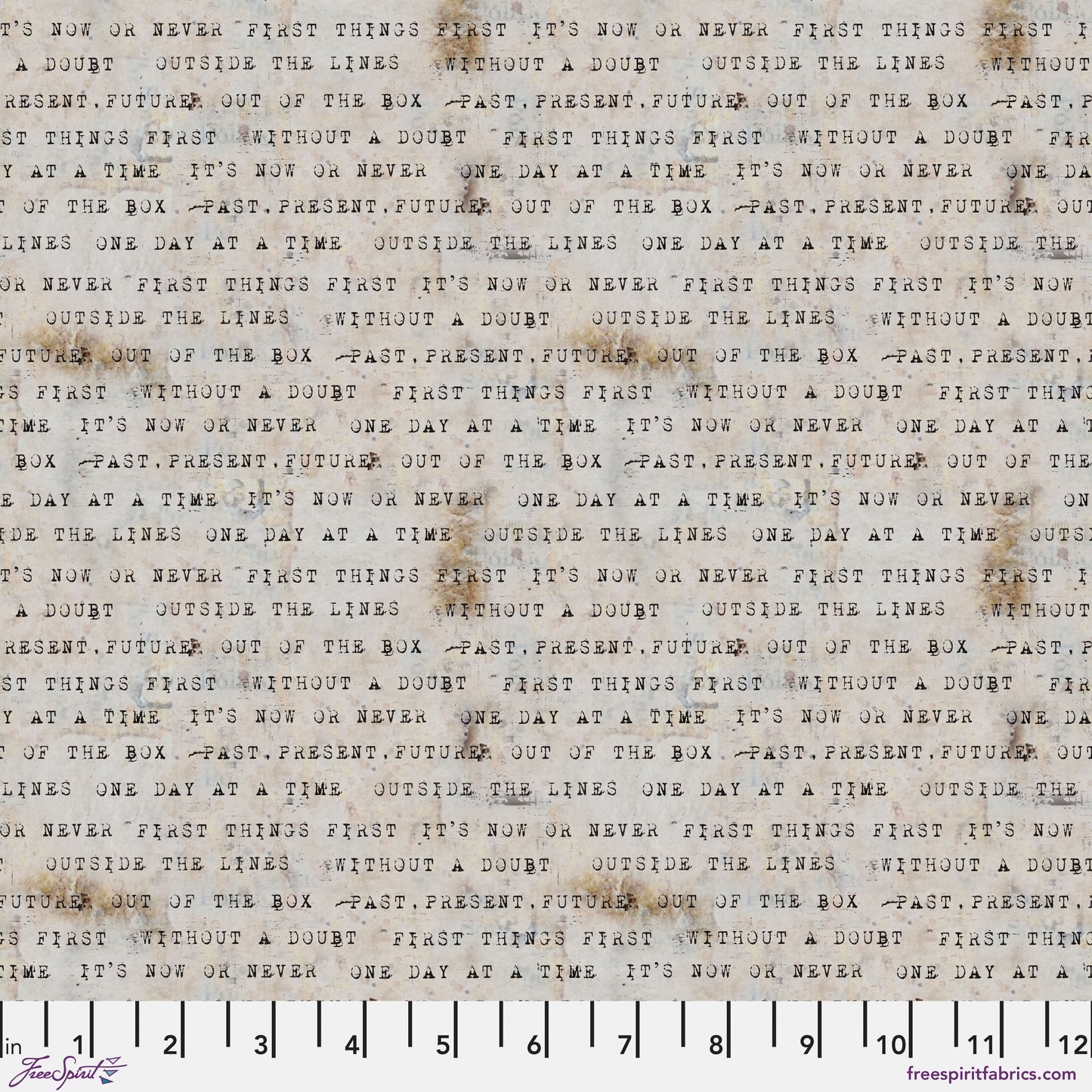 Seth Apter Live Out Loud quilt fabric collection mantra paper available at 2 sew textiles art quilt supplies