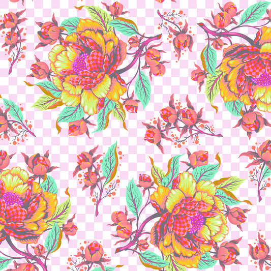 PWTP235 LUNAR - Peony for your thoughts - untamed fabric collection by Tula pink at 2sew textiles - art quilt supplies