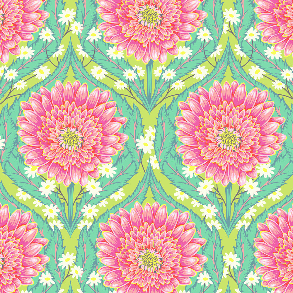 PWTP235 MOON BEAM - Daisy and Confused - untamed fabric collection by Tula pink at 2sew textiles - art quilt supplies