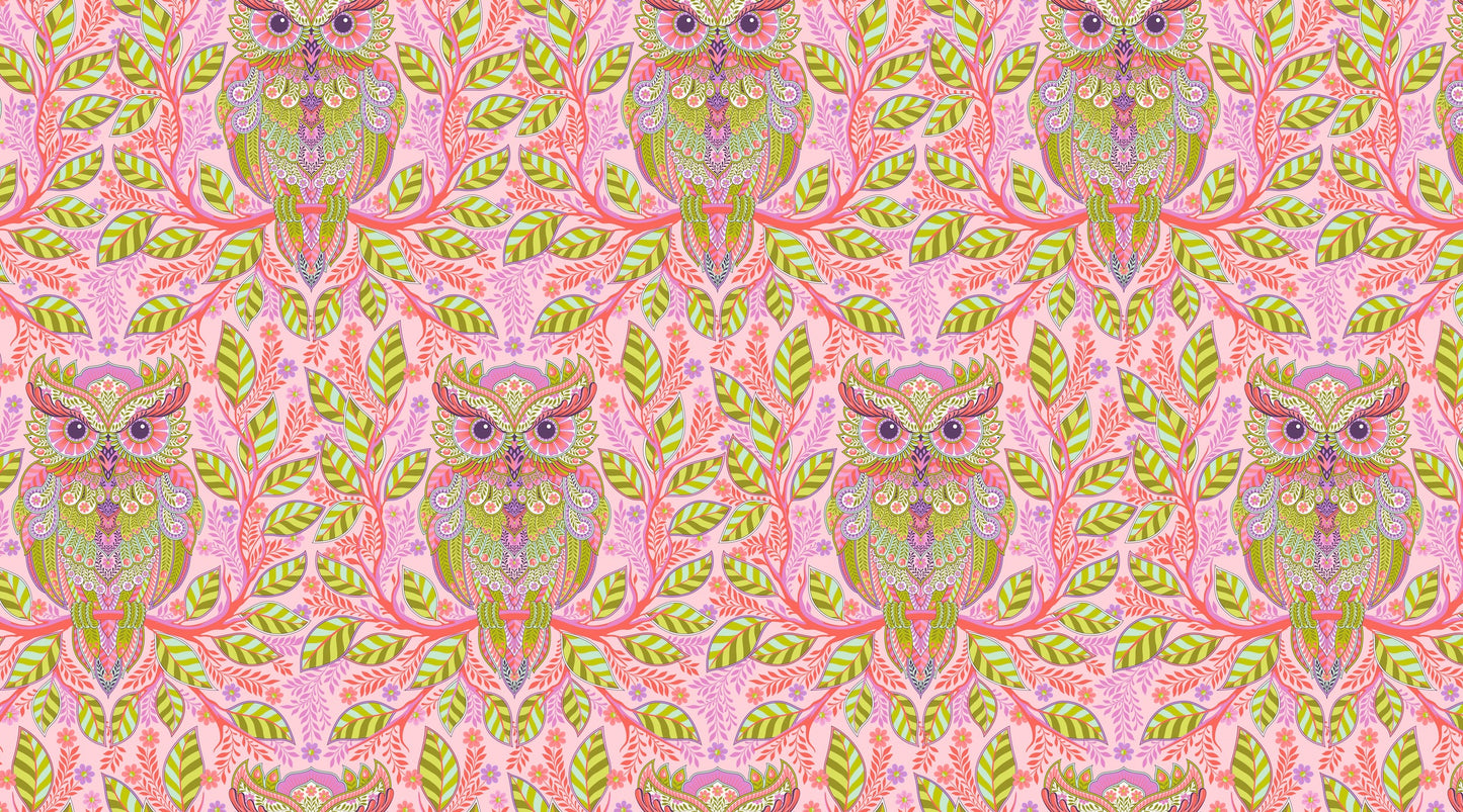 FULL MOON FOREST II - Tula Pink - HOOTIE PATOOTIE - HONEY - per half metre