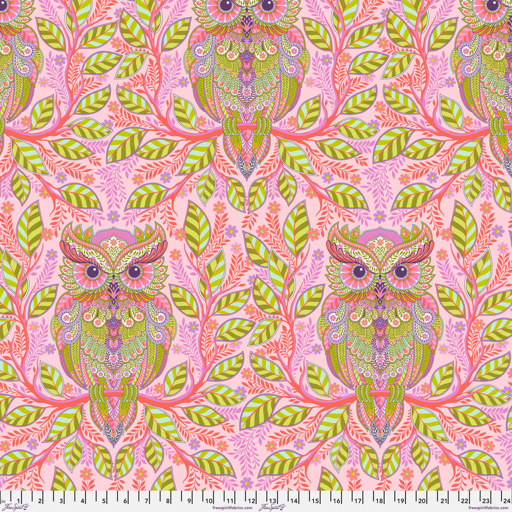 FULL MOON FOREST II - Tula Pink - HOOTIE PATOOTIE - HONEY - per half metre