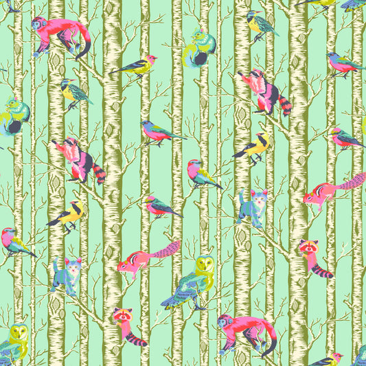 FULL MOON FOREST II  Tula Pink - Family Forest - ENCHANTED - per half metre
