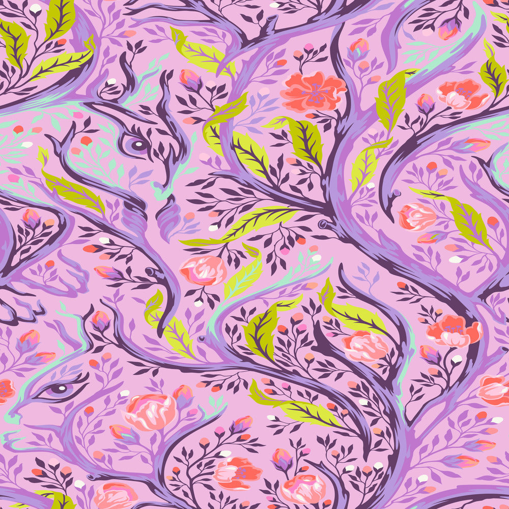 FULL MOON FOREST II - Tula Pink - Branch Manager - BLOSSOM per half metre