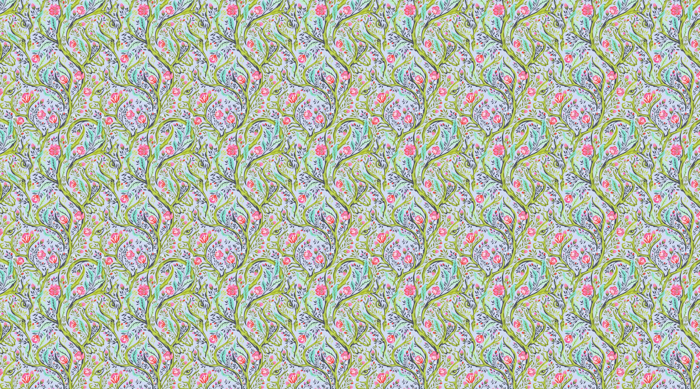 FULL MOON FOREST II - Tula Pink - Branch Manager - STARLIGHT per half metre
