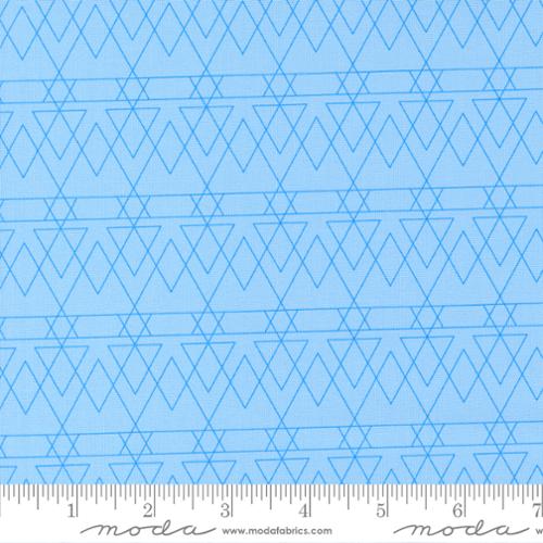 Blue ice - Rainbow sherbet with fun quilty design by Sarah Ditty for Moda Fabric at 2 Sew Textiles Art Quilt Supplies