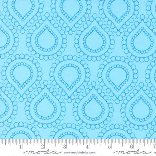 Blue moon - Rainbow sherbet with fun quilty design by Sarah Ditty for Moda Fabric at 2 Sew Textiles Art Quilt Supplies