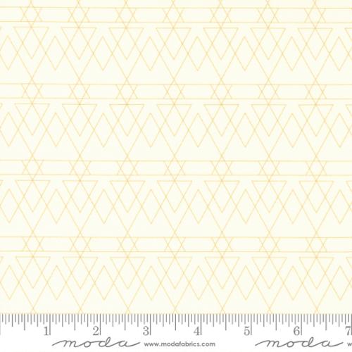 French vanilla cream colour - Rainbow sherbet with fun quilty design by Sarah Ditty for Moda Fabric at 2 Sew Textiles Art Quilt Supplies