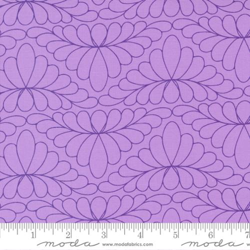 sherbet plum purple colour - Rainbow sherbet with fun quilty design by Sarah Ditty for Moda Fabric at 2 Sew Textiles Art Quilt Supplies