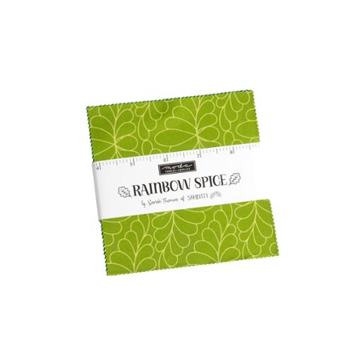 charm pack - rainbow spice by Sarah Thomas - saraditty for Moda Fabrics - available at 2 Sew Textiles - art quilt supplies