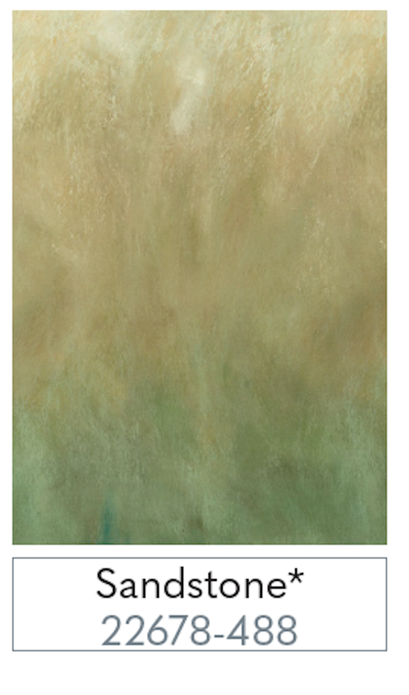 Textured sandstone color swatch with a label indicating the color code 22678-488.