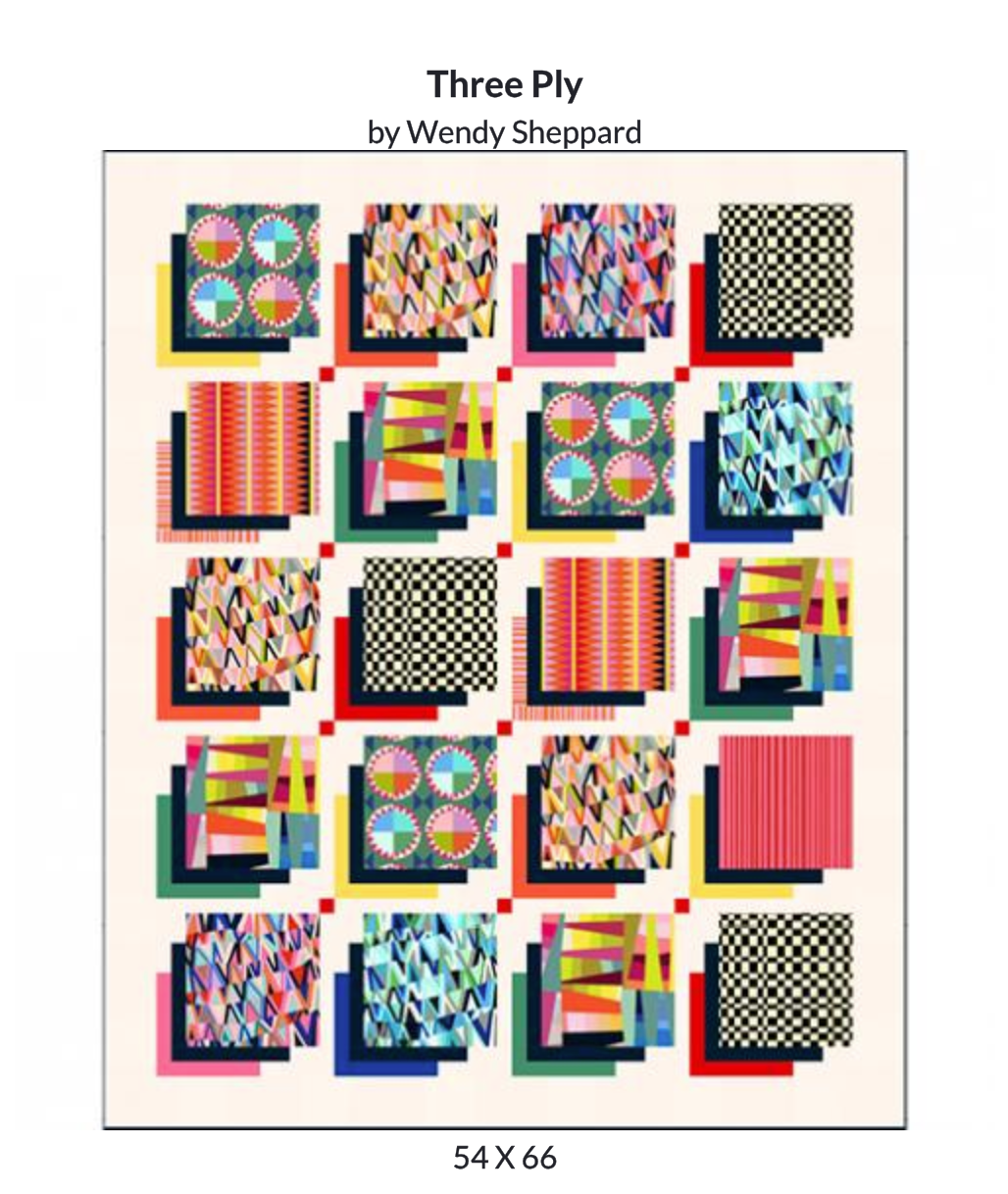Kaleidoscope Fabric Collection by Annabelle Wrigley for Windham Fabrics + free pattern