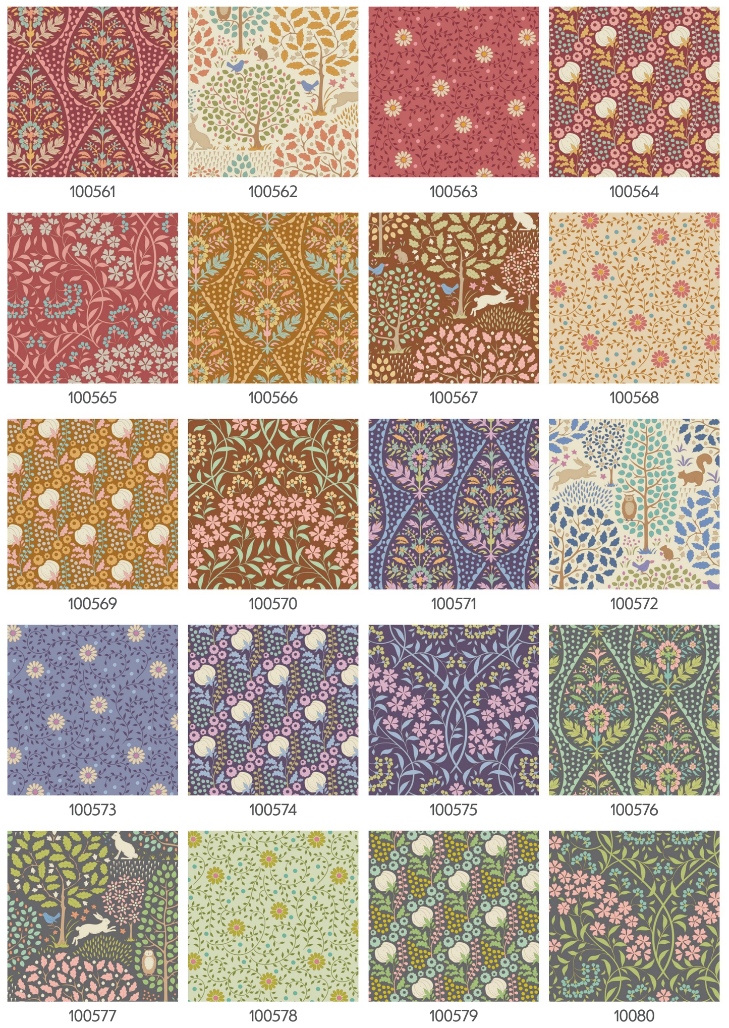 Tilda SANCTUARY fabric Collection - Pre Cuts - Fat Quarter Bundle