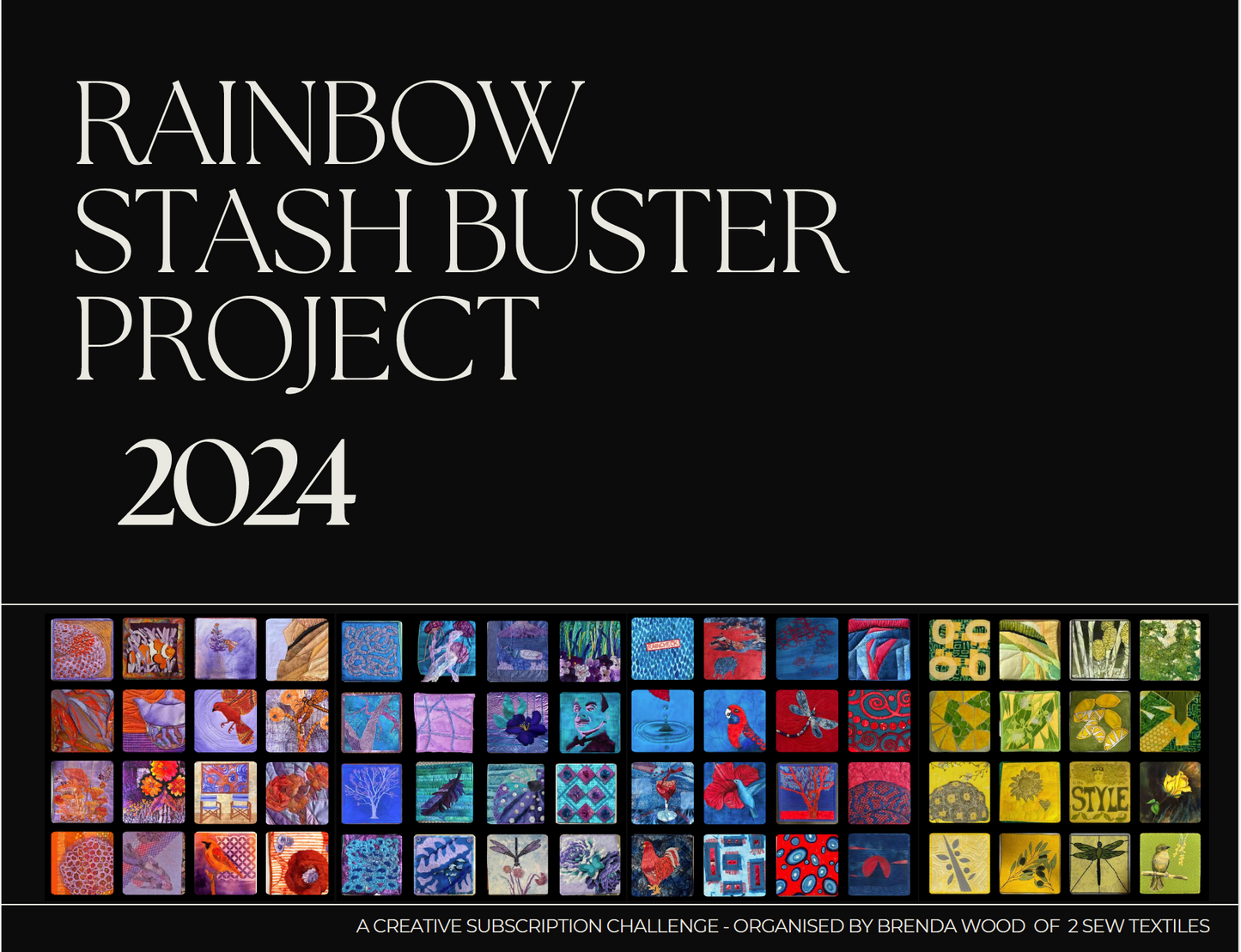 ARTIST .PDF BOOK - Rainbow Stash Buster Project 2024 - Digital Download only