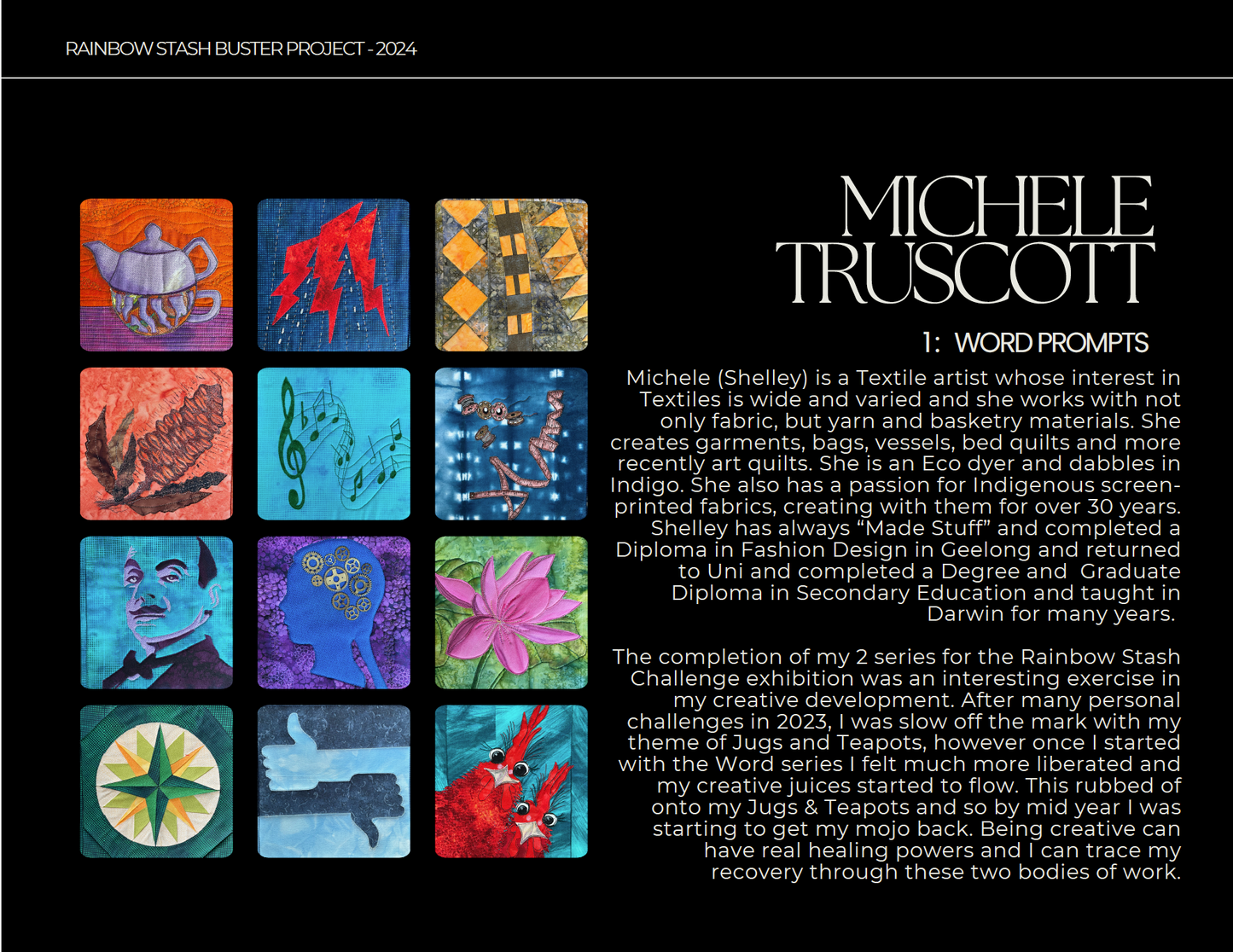 ARTIST .PDF BOOK - Rainbow Stash Buster Project 2024 - Digital Download only