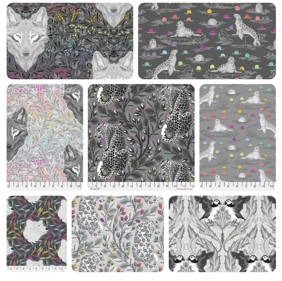 GRAYWORK - Tula Pink - PRE-CUTS ** PRE-ORDER