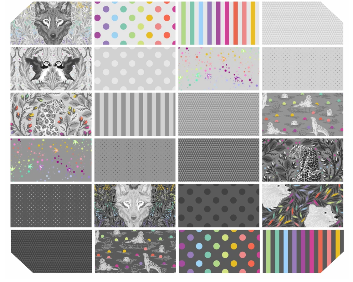 GRAYWORK - Tula Pink - PRE-CUTS ** PRE-ORDER