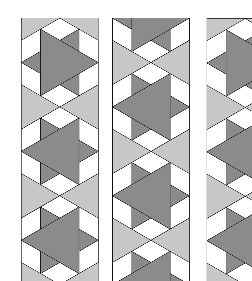 60 Deg Triangle Star - Quilt Pattern