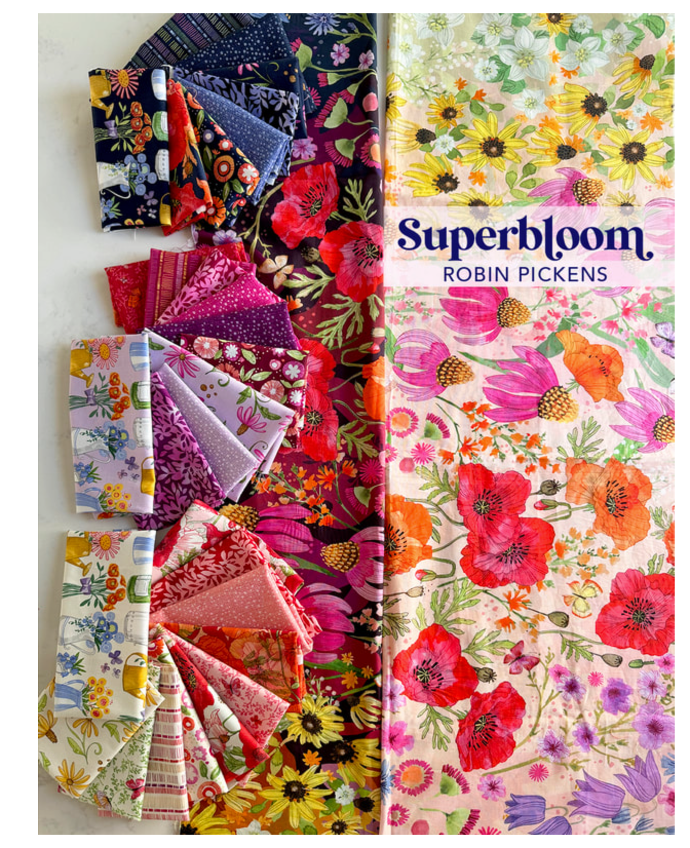 Superbloom by Robin Pickens - Pre Cut bundles - Free Shipping
