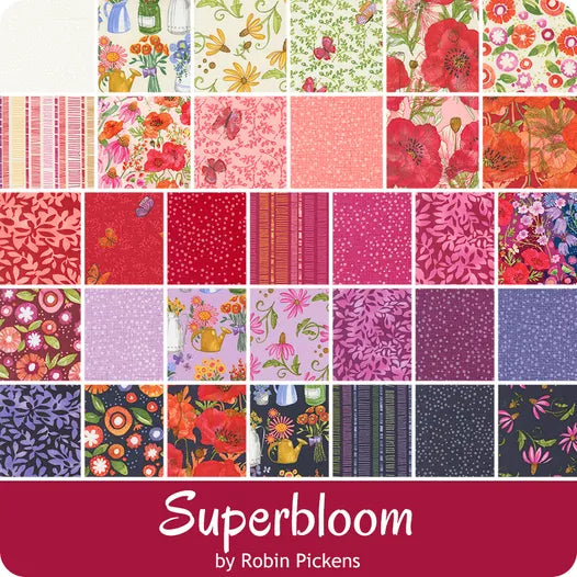 Superbloom by Robin Pickens for Moda - Pre Cut Jelly Roll bundle