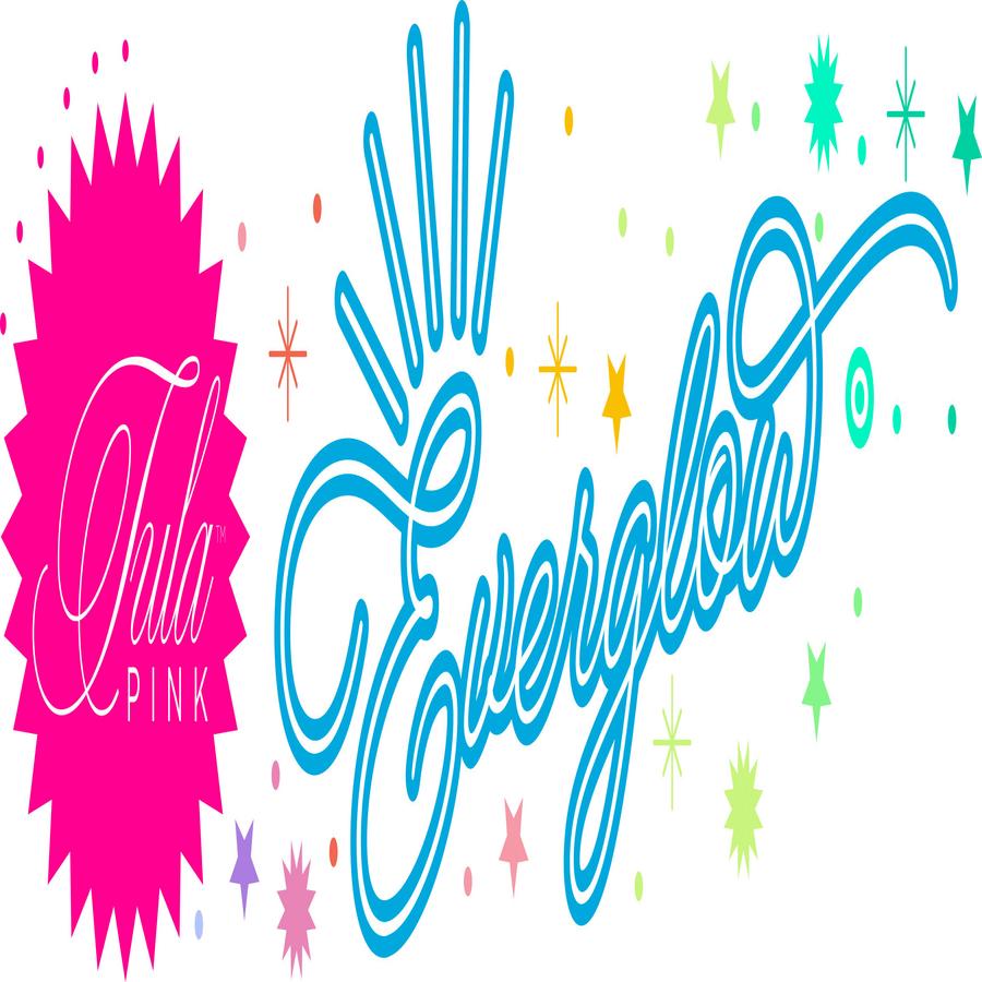 Tula Pink - Everglow - Karma - Good Hair Day - Neon - half metre unit
