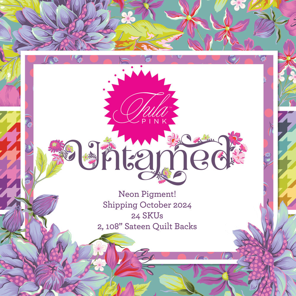 Untamed cover image - untamed by Tula pink at 2sew textiles - art quilt supplies