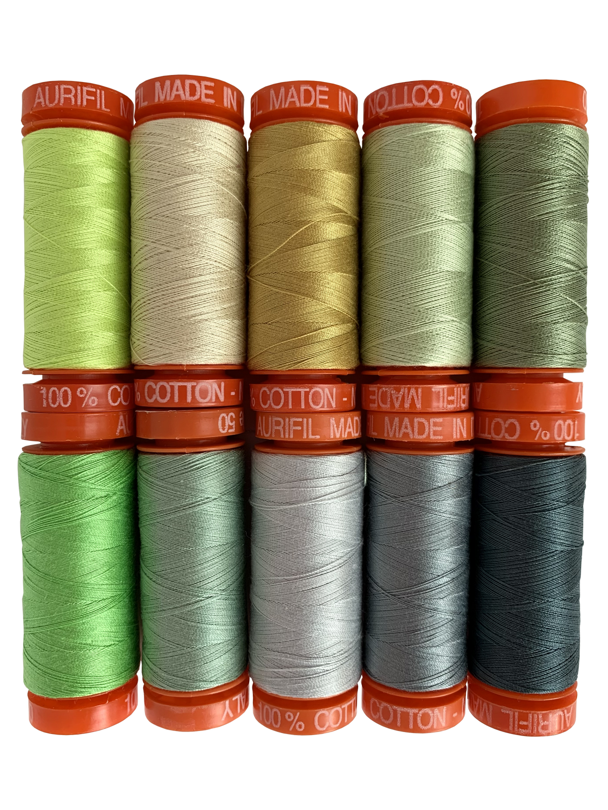 Neons & Neutrals (20 Small Spools) by Tula Pink - Aurifil Designer Collection